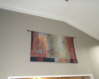 Large fabric banner, for decorative purposes