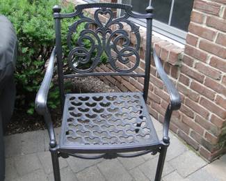 Metal side chair