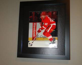 Kris Draper framed and autographed photo