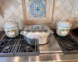 Magnalite cast aluminum roaster