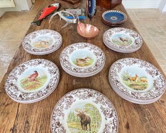 Spode "Woodland" plates