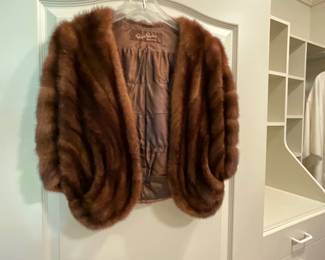 Vintage mink cape