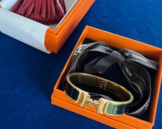 Hermes bracelet and keychain