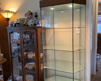 Light up glass display