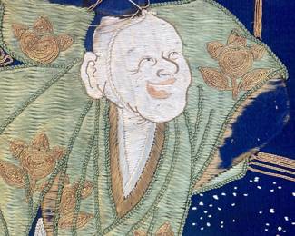 Incredible detail and gold thread embroidery