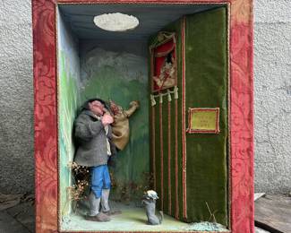 Vintage NYC department store Christmas window display