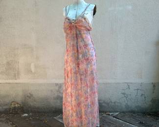 Vintage 1970s Christian Dior Slip Dress