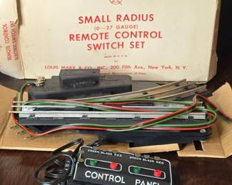 Louis Marx Co. Small Radius Remote Control Switch Set Gauge