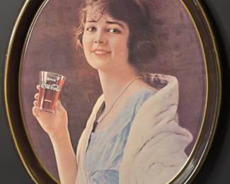 CocaCola Gibson Girl Advertising Tray