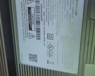 Samsung inch Class Crystal UHD K Smart TV Model UNDUFXZA third image
