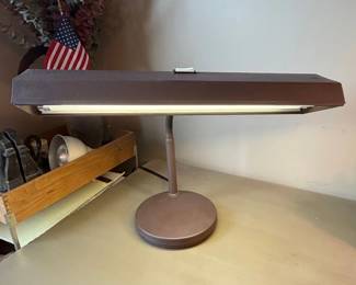 Vintage Dazor Floating Tube Fluorescent Desk Lamp