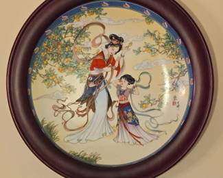 Imperial Jingdezhen Porcelain Plate The Apricot Fairy