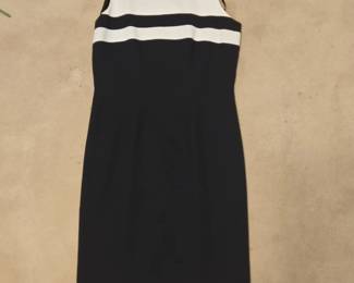 Dressbarn Black and White Sheath Dress