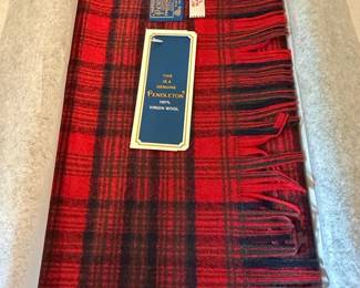Pendleton Virgin Wool Matheson Tartan Blanket Scarf