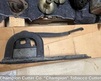 Champion Cutter Co. Champion Tobacco Cutter