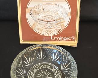 Luminarc by J.G. Durand Antique Fine Crystal AshTray