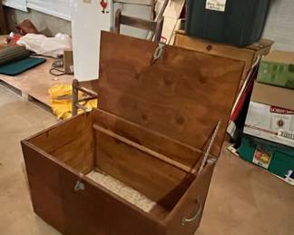Vintage Wooden Storage Chest