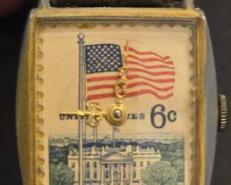 USPS 6c White House Stamp Mechanical Watch