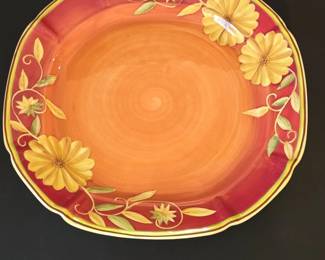 Gates Ware by Laurie Gates Sunflower Dinner Plate