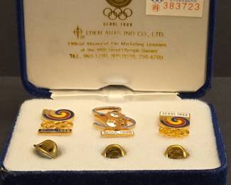 Seoul Olympic Games Commemorative Pin Set