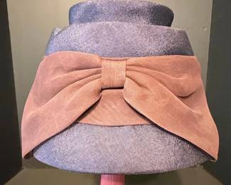 Vintage Womens Hat with Bow