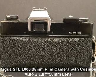 Argus STL 1000 35mm Film Camera with Cosinon Auto 1:1.8 f=50mm Lens