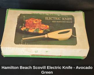 Hamilton Beach Scovill Electric Knife Avocado Green
