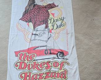 Vintage s The Dukes of Hazzard Daisy Duke Beach Towel