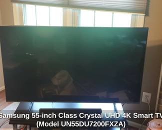 Samsung inch Class Crystal UHD K Smart TV Model UNDUFXZA