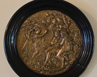 Adam and Eve Relief Plaque, The Expulsion from Paradise