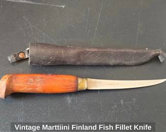 Vintage Marttiini Finland Fish Fillet Knife