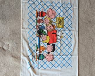 Vintage Peanuts Happiness is being one of the gang Pillowcase by Stevens Utica
