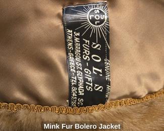 Mink Fur Bolero Jacket second image