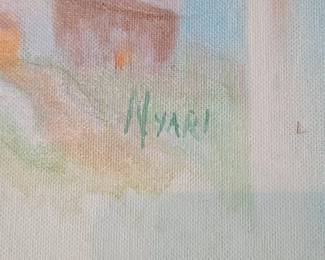 Barn and Mailbox Pastel Painting by Nyari second image