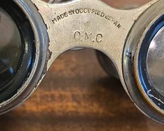 C.M.C. x Opera Glasses Ornate Floral Engraved Made in Occupied Japan fourth image
