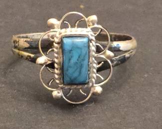 Sterling Silver Turquoise Ring