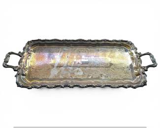Sheridan SilverPlated Serving Tray with Handles
