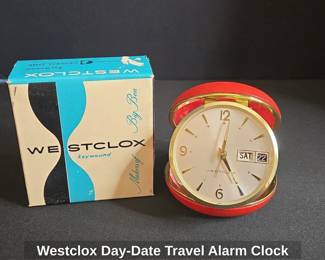 Westclox DayDate Travel Alarm Clock