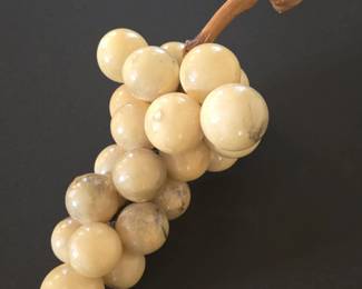 Vintage Italian Alabaster Grape Cluster