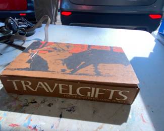TravelGifts For The Man Whos Going Places Valet Tray Set