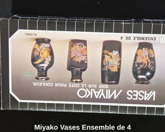 Miyako Vases Ensemble de