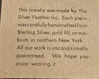 The Silver Feather Inc. Handcrafted Feather Earrings
