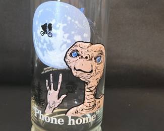 E.T. The ExtraTerrestrial Phone Home Collectors Glass