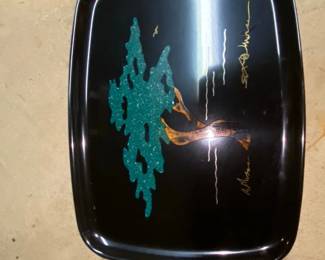 Couroc Monterey Cypress Serving Tray