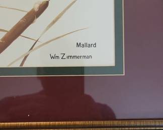 William Zimmerman Mallard Duck Print second image