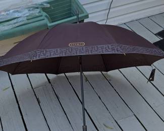 Fendi Zucca Pattern Umbrella