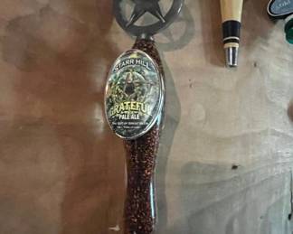 Starr Hill Grateful Pale Ale Beer Tap Handle with Star Emblem