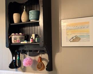 Wall shelf and cuties