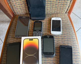 Various cell phones