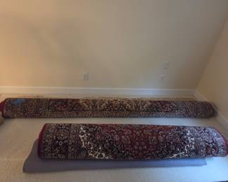 Pair of Traditional Persian-Style Area Rugs